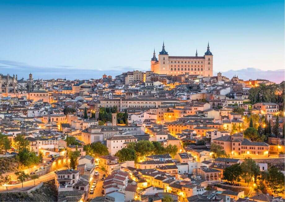  Toledo sits atop a high hill and is protected by the Tagus River on three sides. It is known as the “Imperial City” because it became a venue for the famous Roman Emperor, Charles V, to hold court.