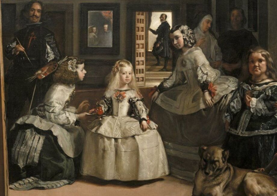 Detail of "Las Meninas" at the Prado Museum