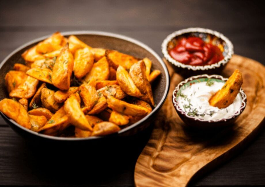 Tapa of Patatas Bravas