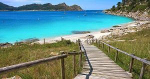 The best beach in the world in Islas Cíes.