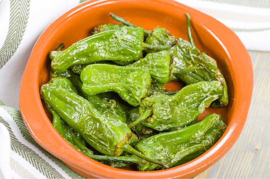 Padron Peppers ready to eat.