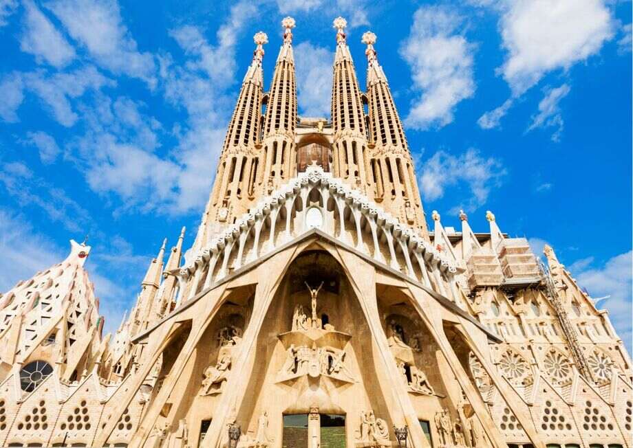La Sagrada Família is inspired by mother nature and has been under construction since 1882.