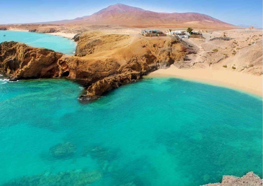 The Papagayo Beach in Lanzarote Canary Islands
