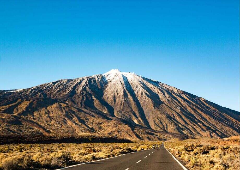 The spectacular views from the road to Teide.
