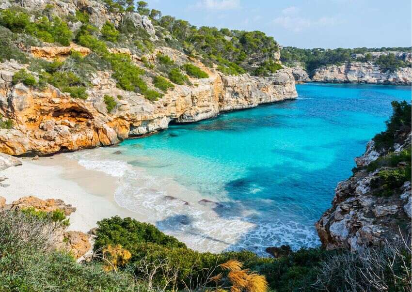 Cala des Moró has become the most popular cala on the island.