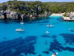 The perfect turquoise waters of the Balearic Islands