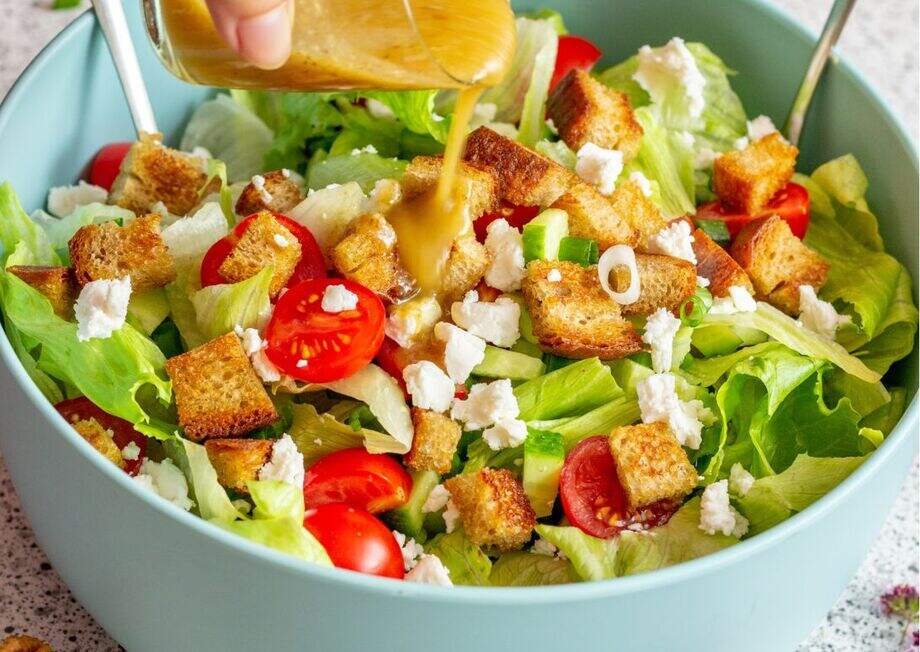 This cheese is perfect for crumbling on top of salads.
