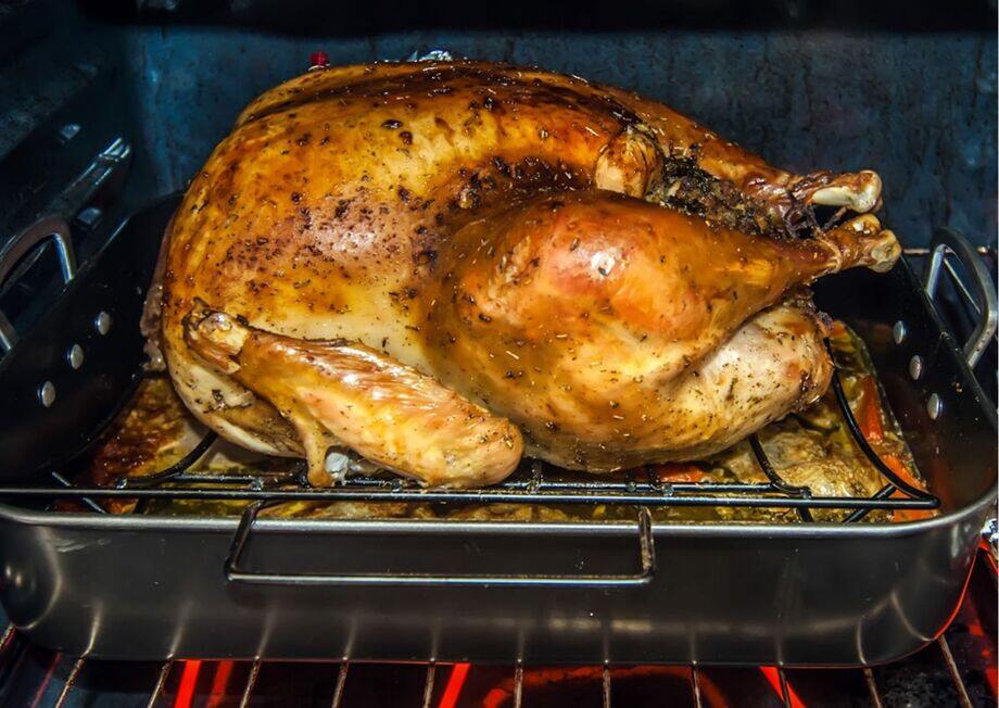 Roasting the turkey requires attention to timing and technique