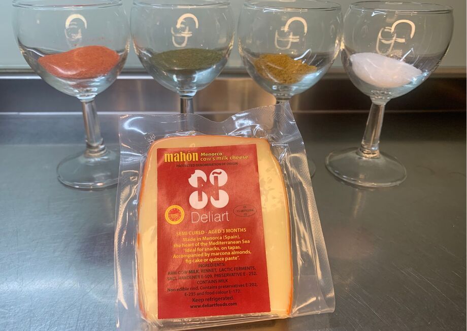 Deliart Mahon cheese will be the main ingredient for this delicious recipe.