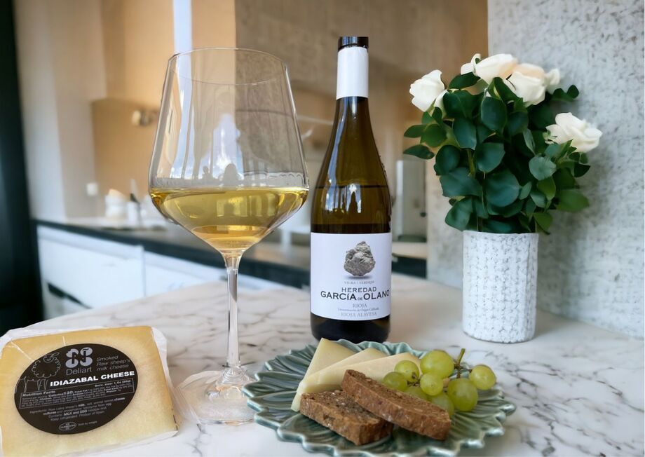 A glass of wine is an essential addition, especially on Valentine's Day.