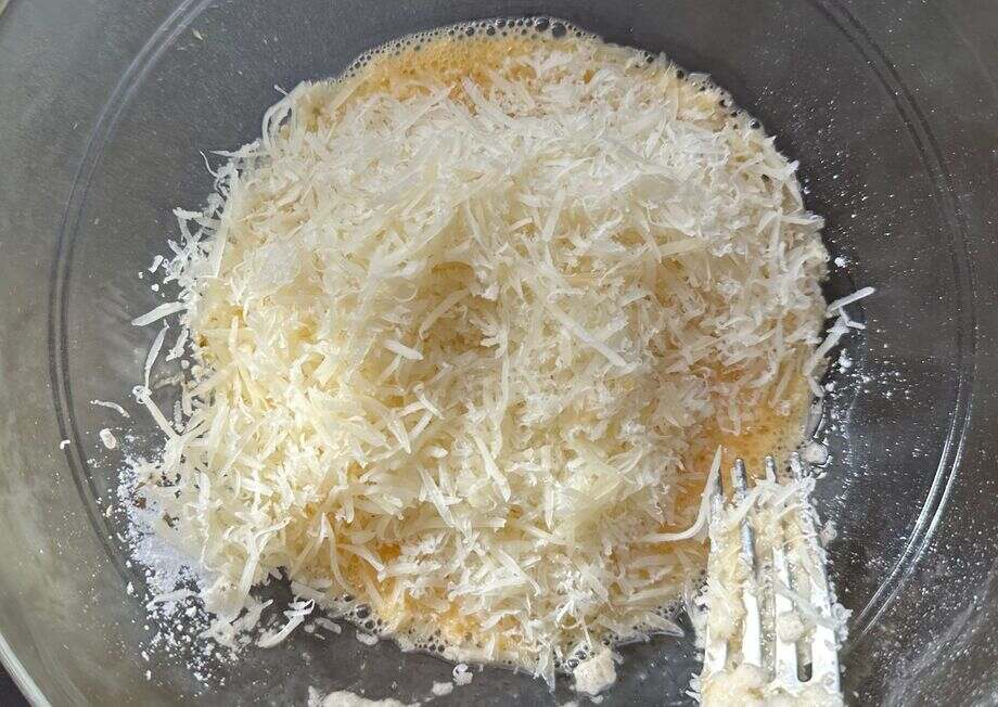 Stir continuously for a well-combined batter.