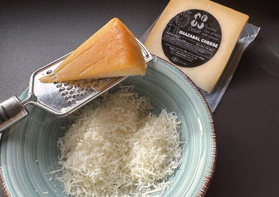 Idiazabal cheese infuses the bread with a unique, smoky depth, elevating the recipe.