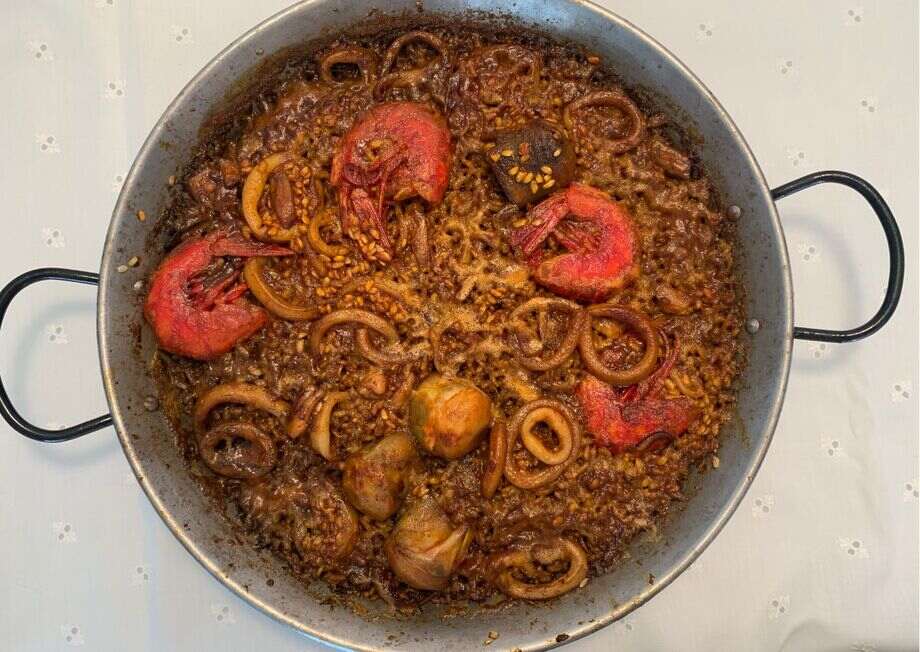 Dive into gourmet bliss with our Carabinero Shrimp Paella.