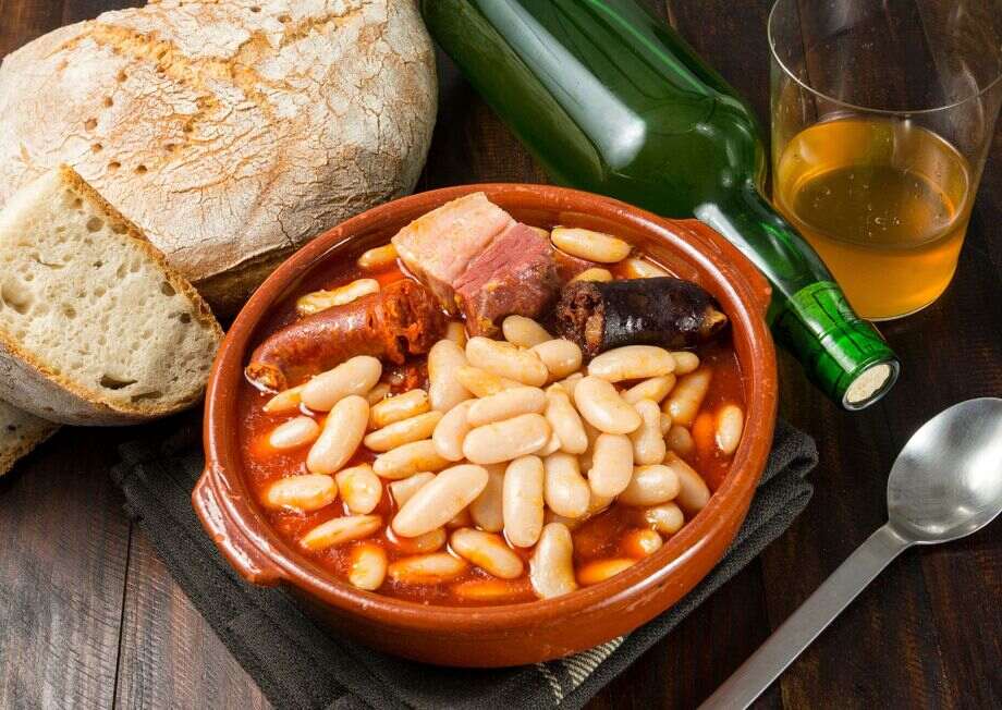 Asturian fabada, one of the hallmarks of Asturias.