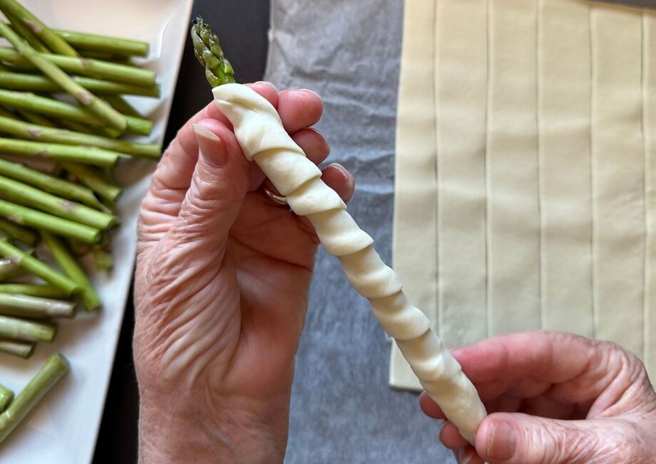 Roll carefully as puff pastry is very fragile.
