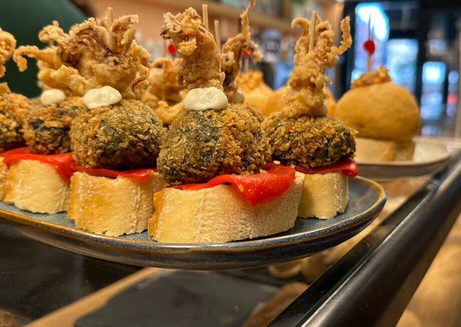 You can't leave San Sebastian without trying the typical Pintxos.