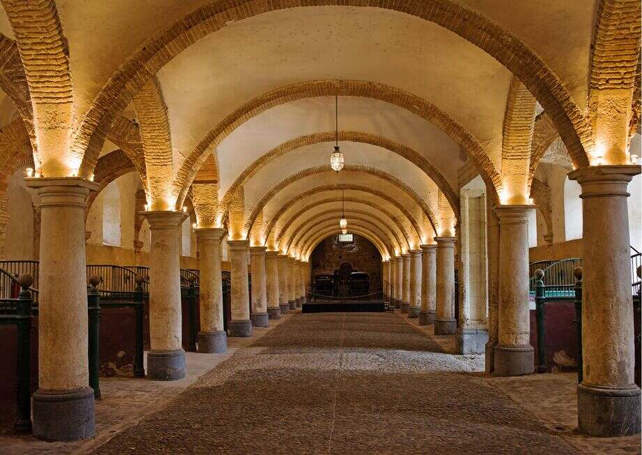 The main attraction of the Royal Stables is the collection of antique horse-drawn carriages in the main stable.