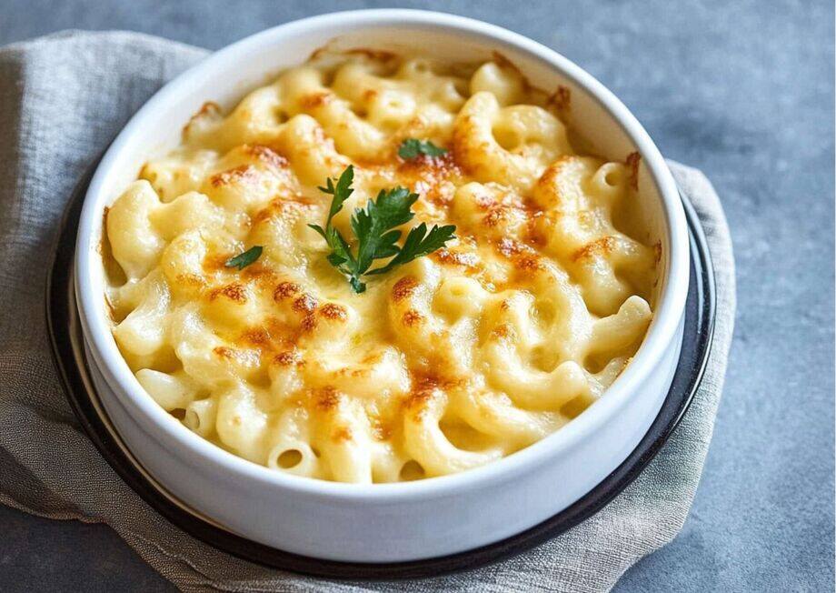 Manchego mac and cheese is a delicious twist on the classic comfort food.