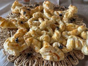 puff pastry spiderweb