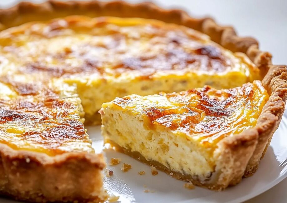Spanish quiche with Manchego cheese offers a rich, savory experience.