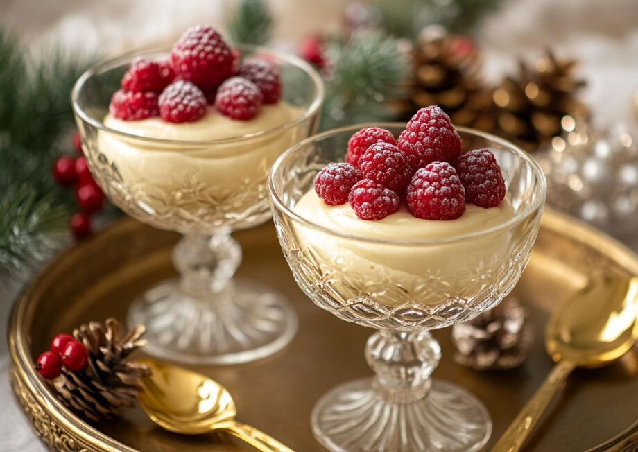 Raspberries add a refreshing tartness to balance the sweetness.