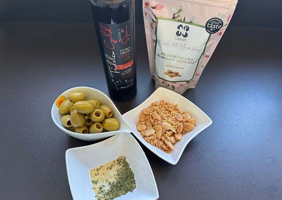 Prepare almond stuffed olives effortlessly for any occasion.