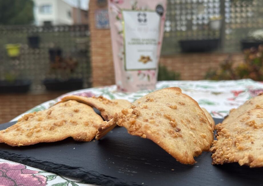 These thin and crunchy Almond Tuiles are a delicious way to elevate your dessert table