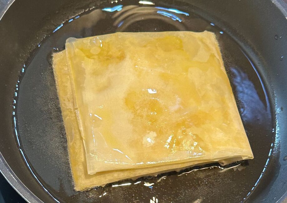 Remove it once both sides are golden brown.
