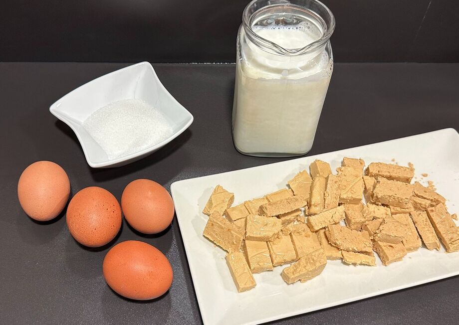 Celebrate Christmas with the flavor of soft almond nougat.