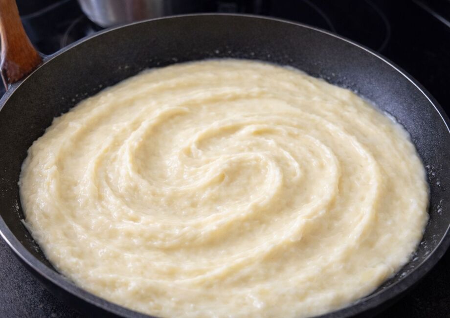 You can use a blender to make a finer cream.