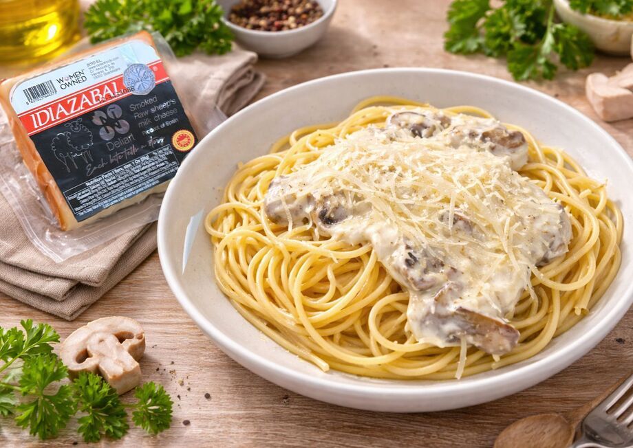 A creamy, elegant, and deeply flavorful pasta dish where the Idiazabal cheese becomes the true protagonist