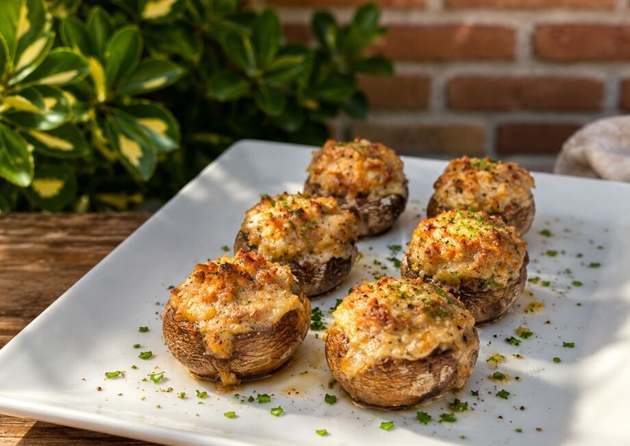 stuffed mushrooms