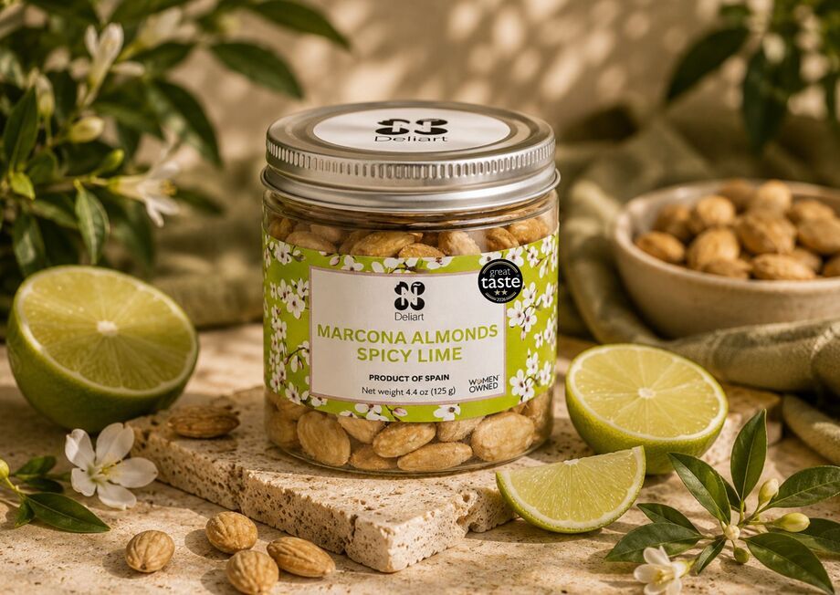Deliart Marcona Almonds Spicy Lime / Discover our award-winning almonds at the 2026 Great Taste Awards