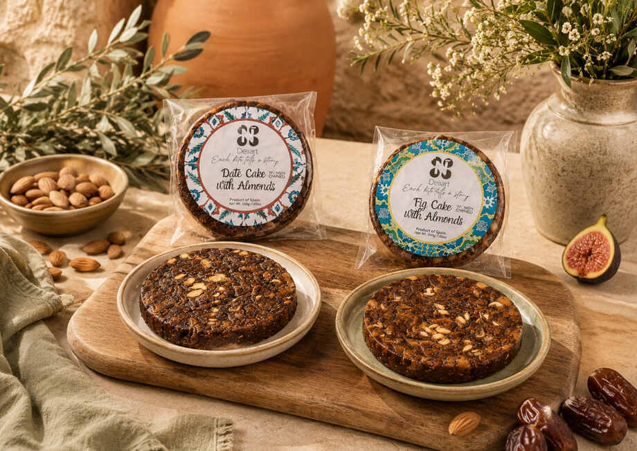 Fig cake and date cake