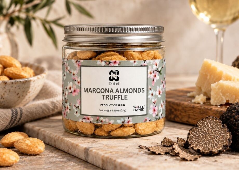 Delicate truffle flavour.